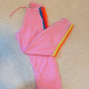 Aviator Nation Neon Pink Sweatpants